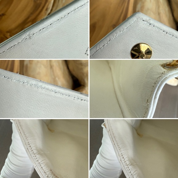 ‼️SOLD‼️ LOT 1794 24K gold plated CHANEL vintage XL CC square flap bag - Picture 17 of 17